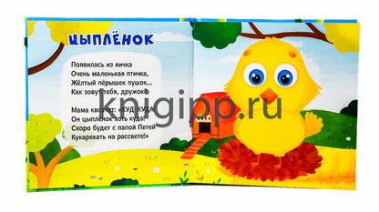 ТАКТИЛЬНАЯ КНИЖКА. ЗАБАВНЫЕ ЗВЕРЯТА