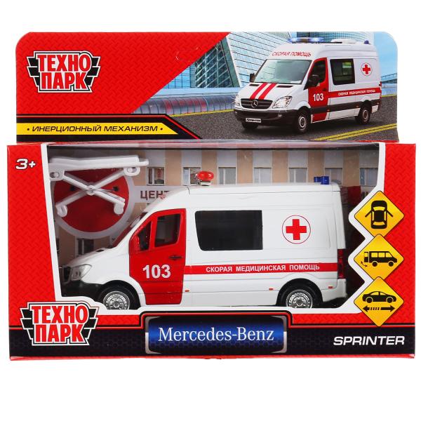 Machine en métal MERCEDES-BENZ SPRINTER СКОРАЯ pour 14 cm, double, téléphone, cor. Parc technologique dans le cor.2*32шт