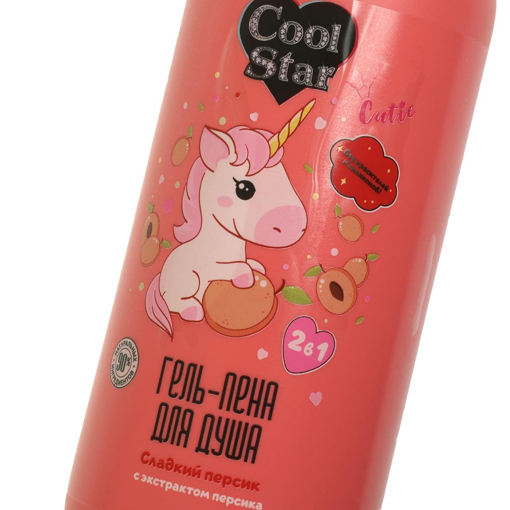 Гель-пена для ванн Cutie сладкий персик 400 мл Cool Star в кор.6шт