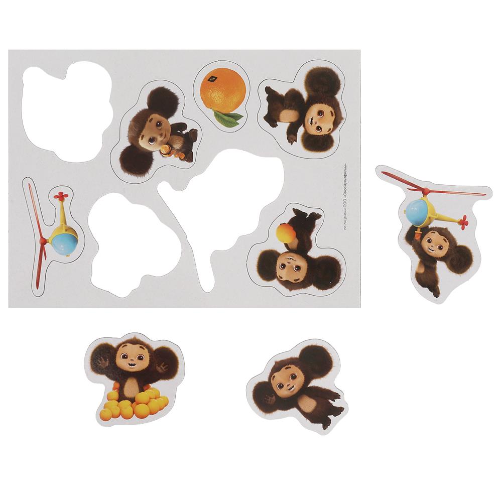 Чебурашка. Развивающая игра на магнитах. 210х240х5 мм. Умные игры в кор.100шт