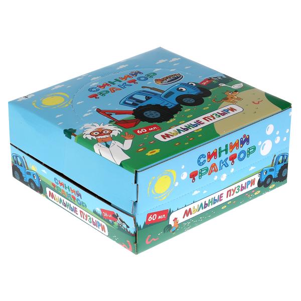 Играем вместе. Мыльные пузыри "Синий трактор" 60 мл арт.01031-60ЭД