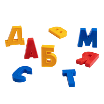 МАГНИТНАЯ КАССА. НАБОР БУКВ И ЦИФР (H=25, 78 ШТ.) в кор.15шт