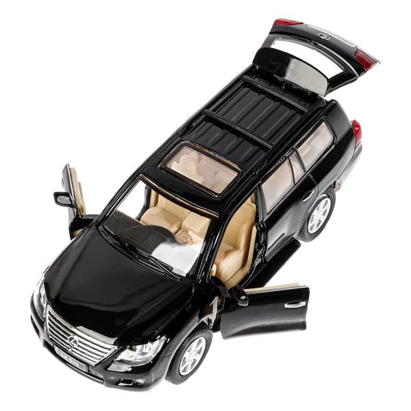 Machine en métal pour le véhicule LEXUS LX570, 14,7 cm, double, bagage, technologie d'inertie dans la couleur 2*24 pouces