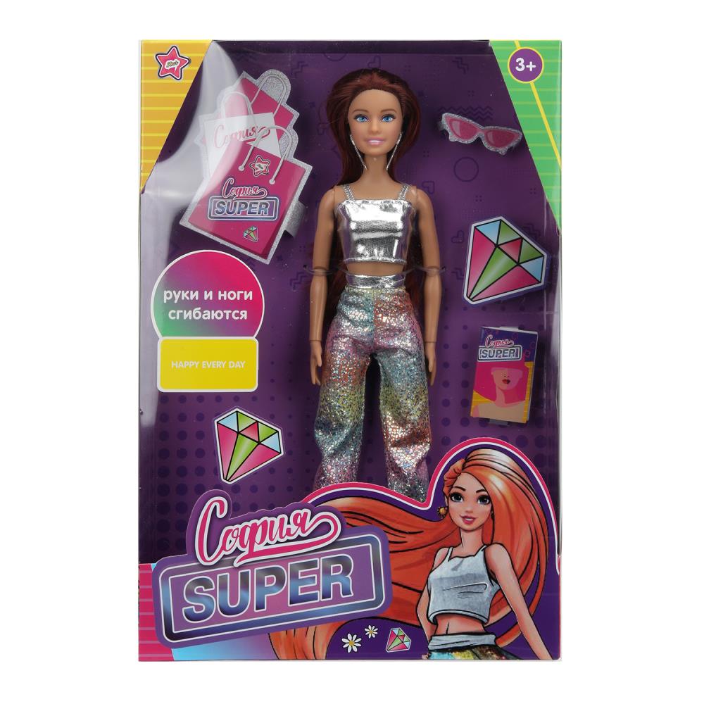 Кукла 29см София, руки и ноги сгиб., кор. КАРАПУЗ в кор.24шт