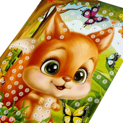 Аппликация стразами в пакете 15*21 см милые животные МУЛЬТИ АРТ в кор.100шт