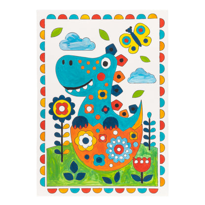 Набор для творчества. Раскраска "Динозаврик"