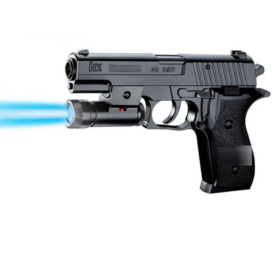 ПИСТОЛЕТ (П) С ФОНАРЕМ, С ПУЛЬКАМИ P2118-C В КОР. в кор.2*60шт