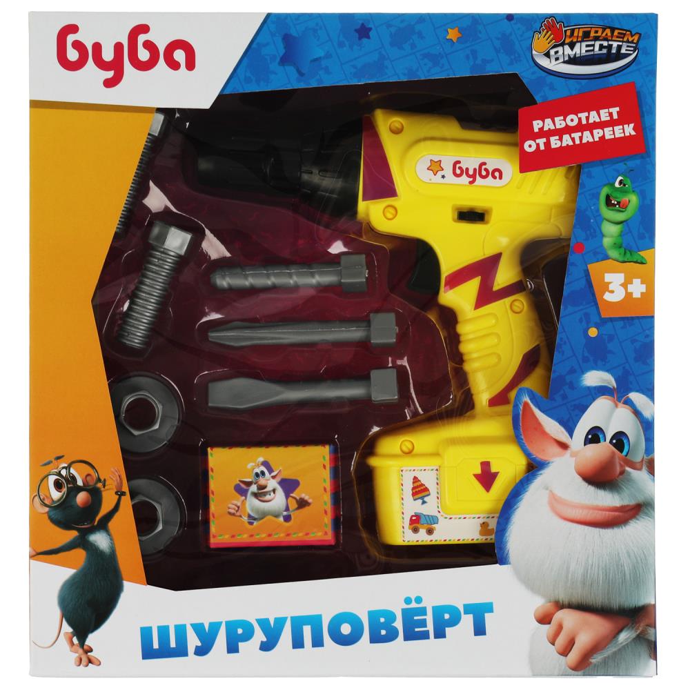 Шуруповерт БУБА кор.25,5*27*6,5см ИГРАЕМ ВМЕСТЕ в кор.2*30шт