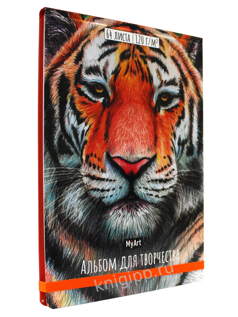 My Art. АЛЬБОМ ДЛЯ ТВОРЧЕСТВА. ТИГР