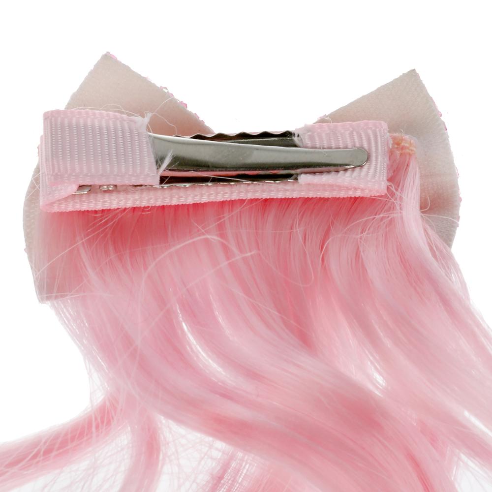 Les accessoires pour/devotchek ЭНЧЕНТИМАЛС прядь волос на заколке (фуксия) в пак. МИЛАЯ ЛЕДИ уп-10шт в кор50уп