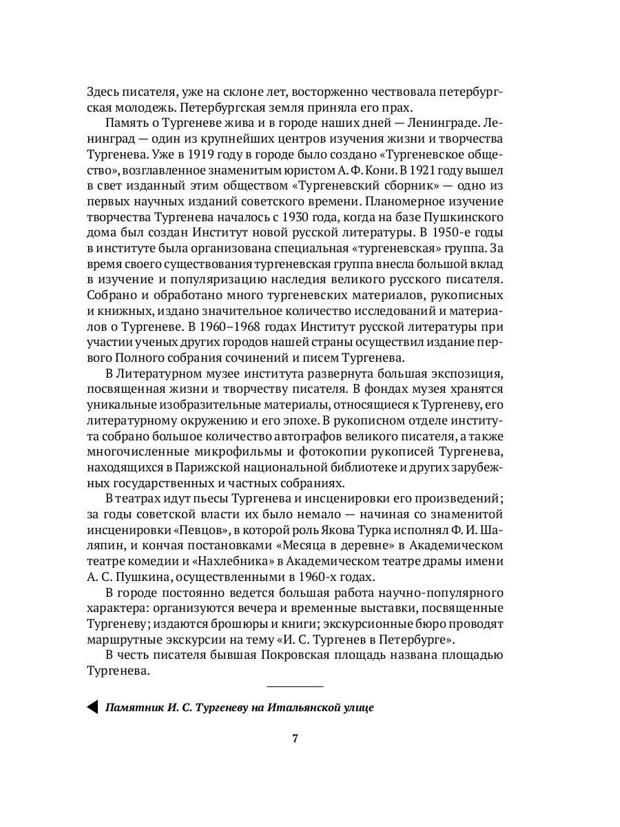 Тургенев в Петербурге