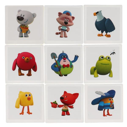 IQ-лото. Ми-ми-мишки. Веселые друзья. Коробка 138х189х32 мм, 24 пластиковые фишки в кор.24шт