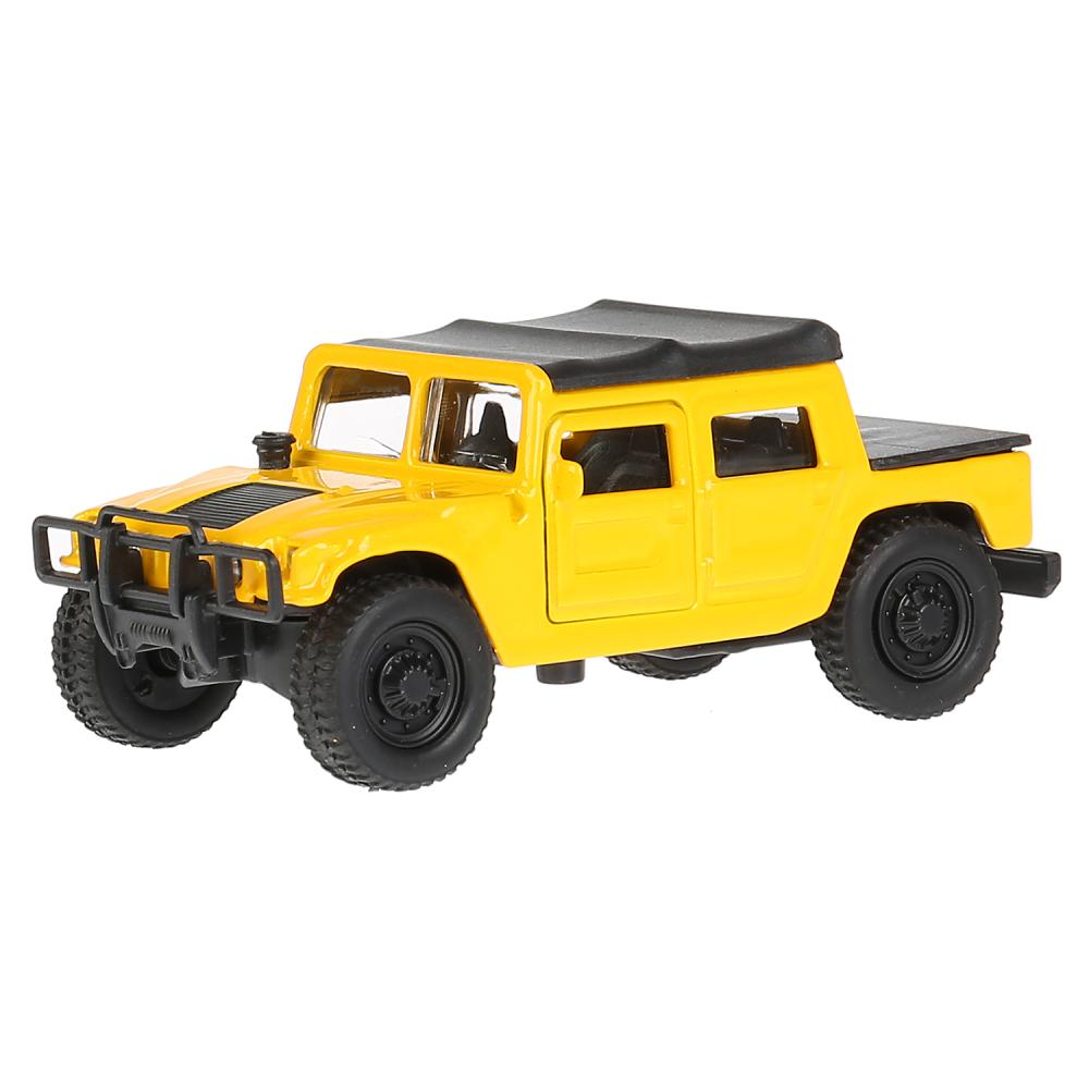 Machine en métal Hummer H1 de 12 cm, ouverte. двери, инерц. dans le cor. Parc technologique en cor.2*24шт