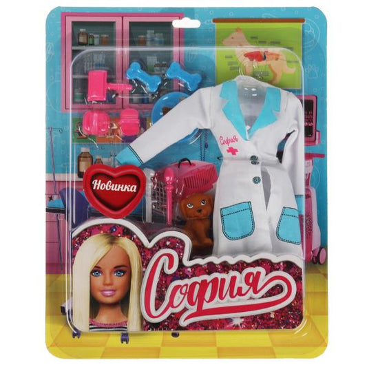 Accessoires pour chien de 29 cm pour les cabinets vétérinaires, blister КАРАПУЗ en cor.72шт