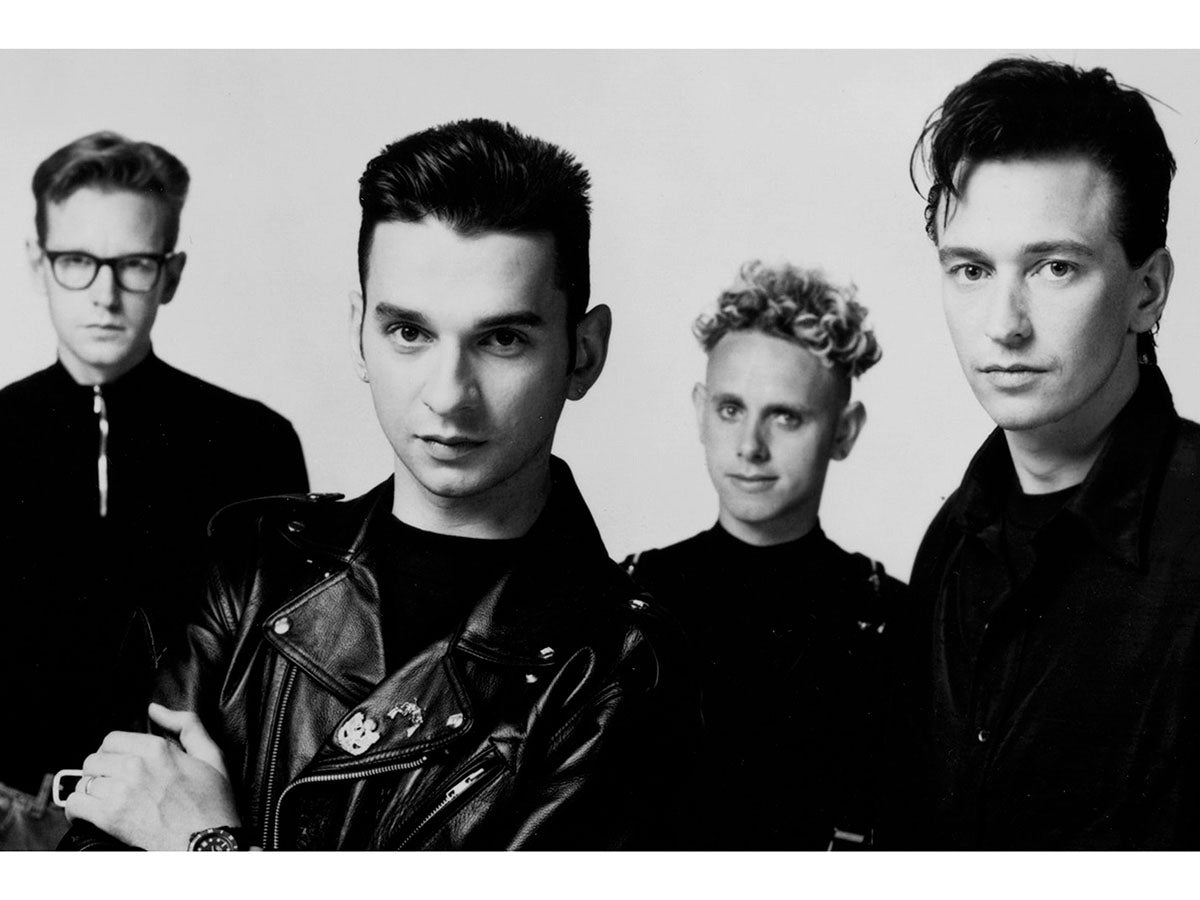 ПОСТЕР. Серия Звезды 80-х. Depeche Mode. Формат А3