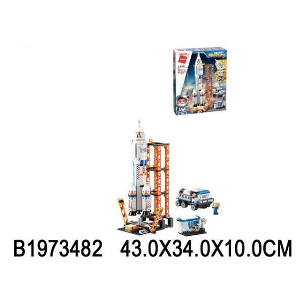 Constructeur en plastique. Cosmos Technology avec figurines, dans un assortiment, 632 jours. dans le cor. dans le cor.6шт