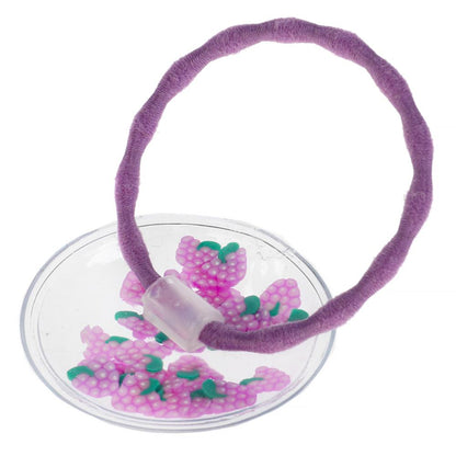 Акс-ры д/девочек ЭНЧЕНТИМАЛС резинки д/волос с украш. виноград, 2шт МИЛАЯ ЛЕДИ уп-10шт в кор.100уп