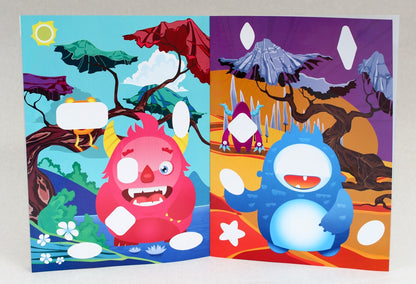 ПОЛЕЗНЫЕ НАКЛЕЙКИ. ЗАБАВНЫЕ МОНСТРИКИ