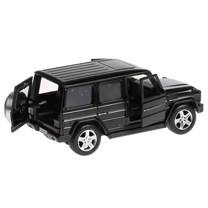 Машина металл "MERCEDES-BENZ G-CLASS" 12см, открыв двери, инерц, черный в кор Технопарк в кор.2*36шт