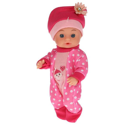 Пупс без озвучки МАЛЫШАРИКИ Нюшенька 15см, пьет и пишет, горшок, бутылочка КАРАПУЗ в кор.84шт