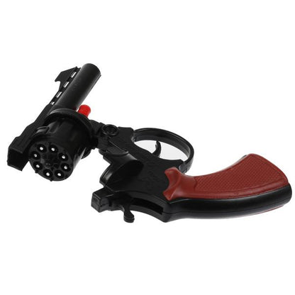 Револьвер для стрельбы поршнями 8 зарядов, бл.14,5*23*3см ИГРАЕМ ВМЕСТЕ в кор.2*144шт