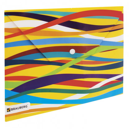 Папка-конверт с кнопкой и рисунком А4 (221426)