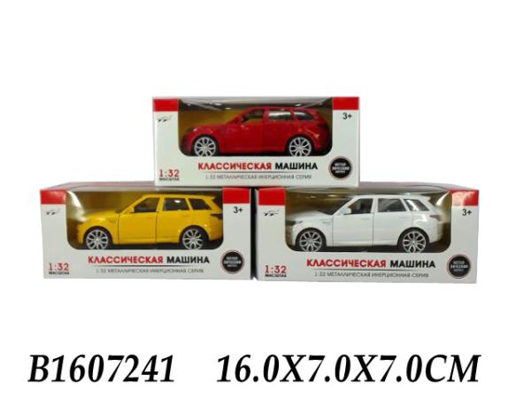 Машина металл. инерц. цвет в ассорт. TF9905 в кор. в кор.2*96шт