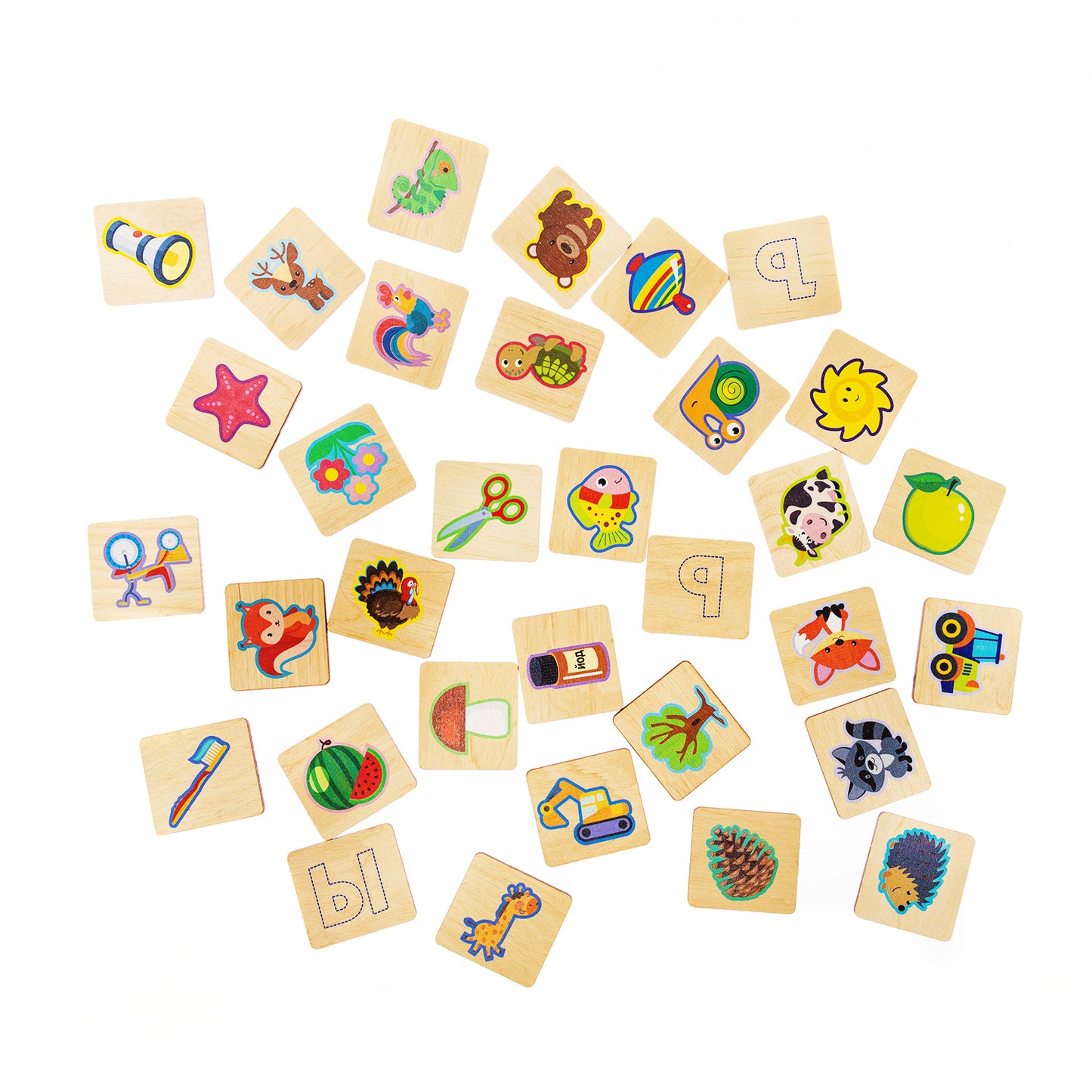 00745 Игра развивающая деревянная "Азбука"-2