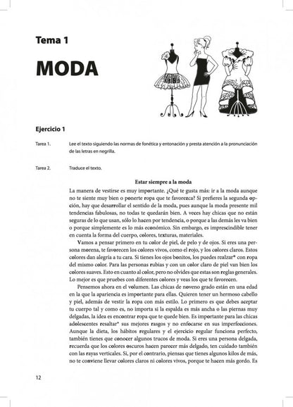 Практикум по испанскому языку для учащихся старших классов = Español. Curso práctico del español para ele