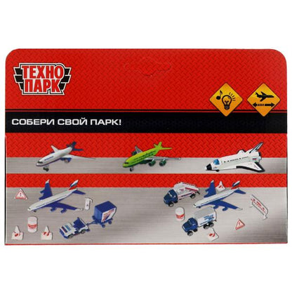 1792842-R2 340640 Модель металл свет-звук САМОЛЕТ ПОЧТА 18,5 см, инерция, кор. Технопарк в кор.2*60ш