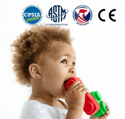 01582 ЦАРСТВО 188021 МЯГКИЕ КИРПИЧИКИ. КОНСТРУКТОР ИЗ МЯГКОГО МАТЕРИАЛА ДЛЯ САМЫХ МАЛЕНЬКИХ. 9 ДЕТ