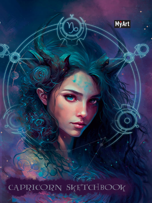 MyArt. СКЕТЧБУК "ЗНАКИ ЗОДИАКА" КОЗЕРОГ