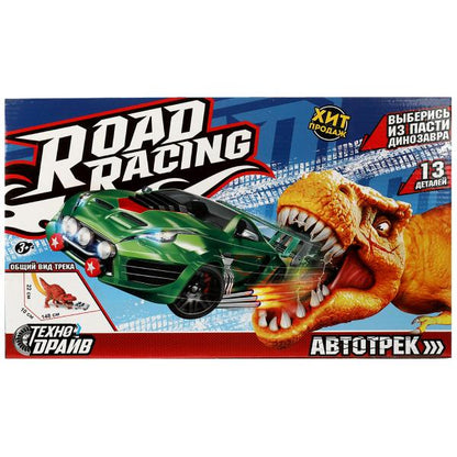 Dinosaure automobile, cor.40*24*6,5 cm, ТЕХНОДРАЙВ dans cor.2*24шт
