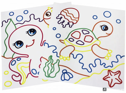 Волшебные контуры. В море-океане дп