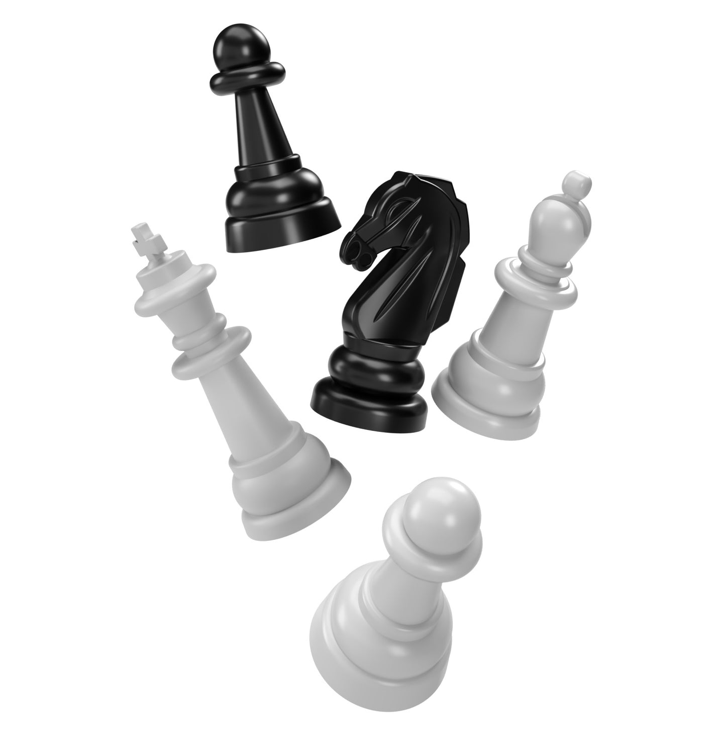 Игра настольная "Шахматы" (бол, сер) блистер