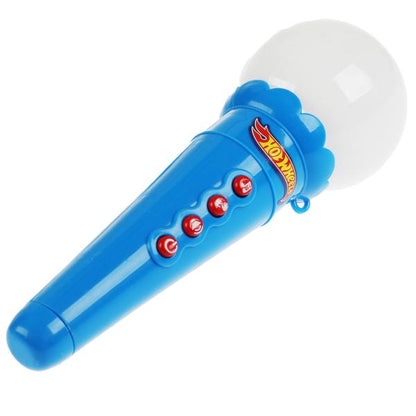 Микрофон Со светом ХОТ ВИЛС 30 песен,фраз,звуков.блист.бат. Умка в кор.120шт