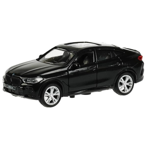 X6-12-BK342357 Машина металл BMW X6 длина 12 см, двери, багажник, инер, черный, кор. Технопарк в кор.2*