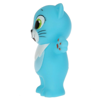 Игрушка для ванны котик 9 см, в сетке, КАПИТОШКА в кор.2*240шт