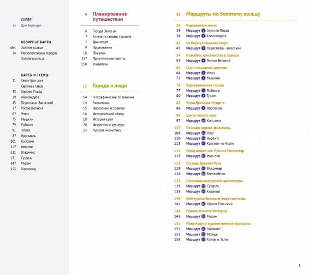 Золотое кольцо.Путеводитель (карта в кармаш.)