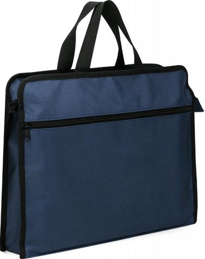 Портфель A4 текстиль синий,63753Blue