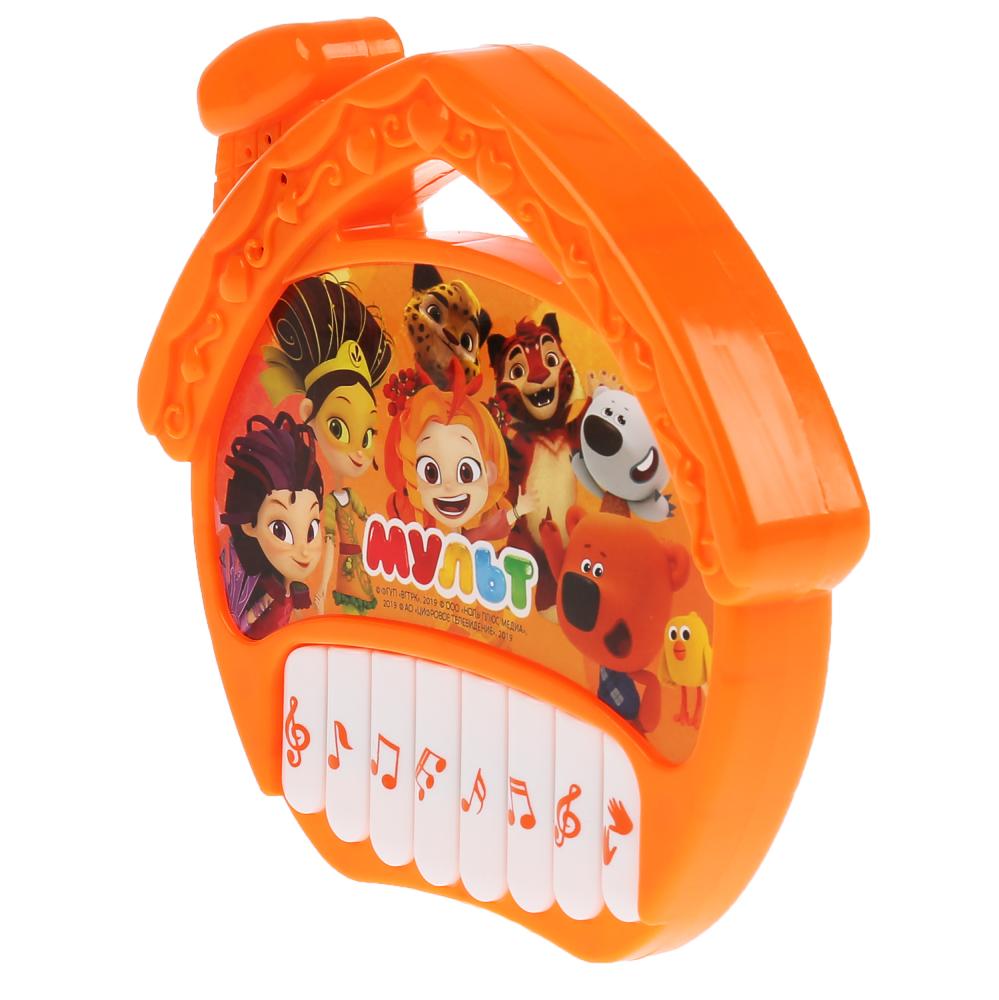 Пианино-домик МУЛЬТ на бат. 15 песен из м/ф на блистере (рус. уп.) Умка в кор.2*96шт