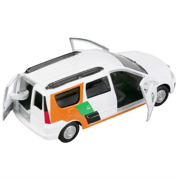 Машина металл LADA largus каршеринг 12см, откр.двери, багажник, инерц. в кор. Технопарк в кор.2*24шт