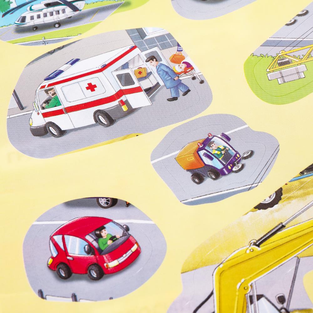 Транспорт. Книжка с наклейками. 210х285 мм. Скрепка. 2 стр. Умка в кор.50шт