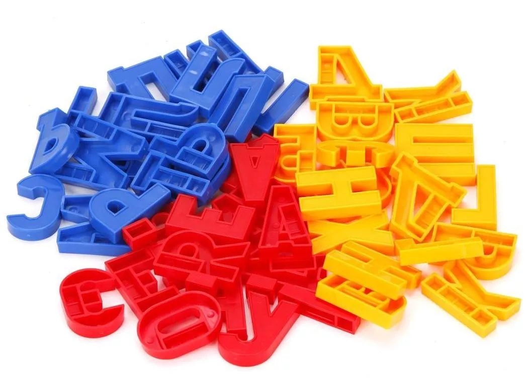 00845 Магнит. азбука Н=35мм синяя