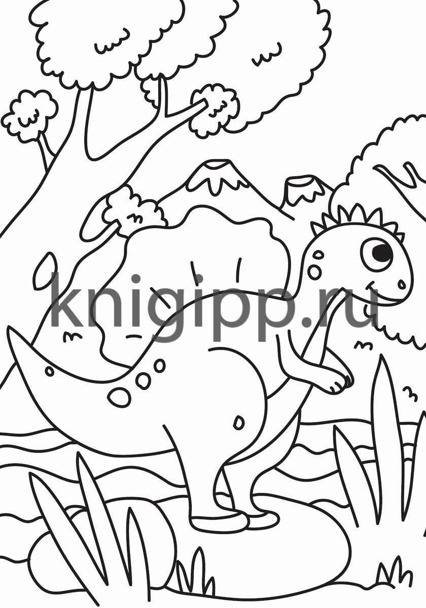 РАСКРАСКА ТОЛЬКО ДЛЯ МАЛЬЧИКОВ. ДИНОЗАВРИКИ