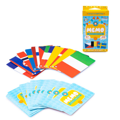 Игра настольная "МЕМО" Флаги (Европа). Серия АКТИВ time