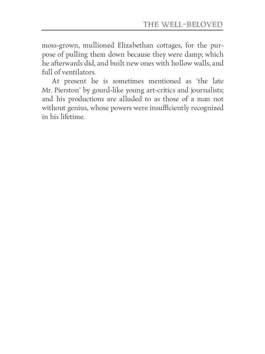 The Well Beloved = Возлюбленная: на англ.яз