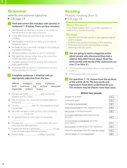 Gold First NE 2015 Exam Maximiser + Key