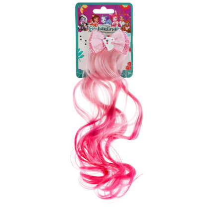 Les accessoires pour/devotchek ЭНЧЕНТИМАЛС прядь волос на заколке (фуксия) в пак. МИЛАЯ ЛЕДИ уп-10шт в кор50уп