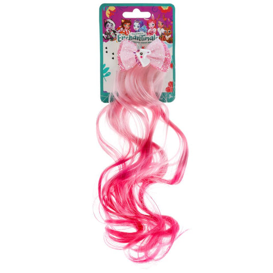 Les accessoires pour/devotchek ЭНЧЕНТИМАЛС прядь волос на заколке (фуксия) в пак. МИЛАЯ ЛЕДИ уп-10шт в кор50уп